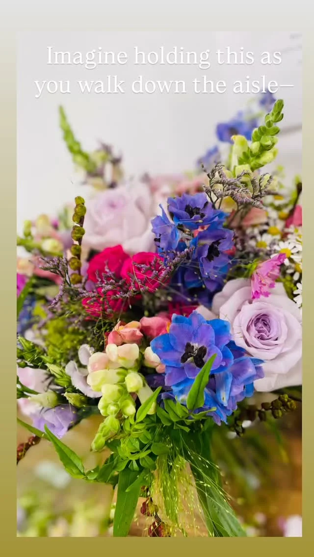 Imagine holding this as you walk down the aisle—
surrounded by love, watched by your favourite people,
and carrying flowers as unforgettable as the moment itself.
Every petal, a promise. Every colour, a celebration of your love story.

Shrewsbury Shropshire 

Dm Julie